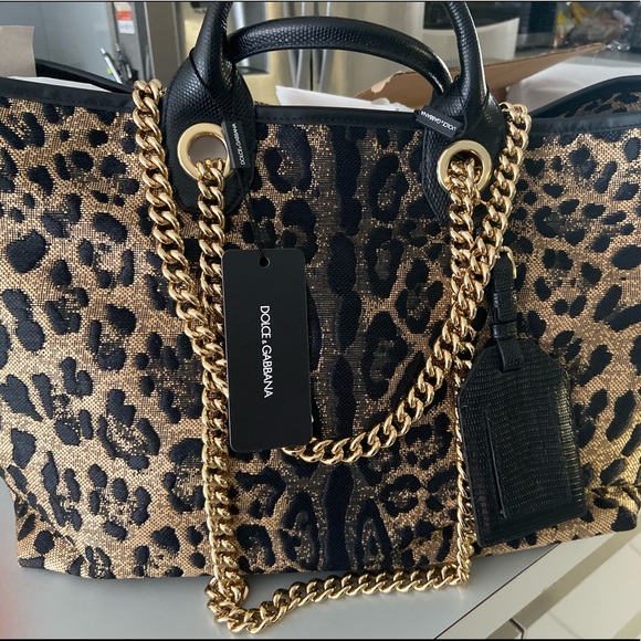 Dolce & gabbana Capri large leopard shopping tote - Picture 3 of 3